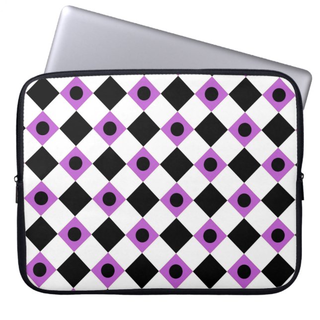 Diamond Pattern #94 Laptop Sleeve (Voorkant)