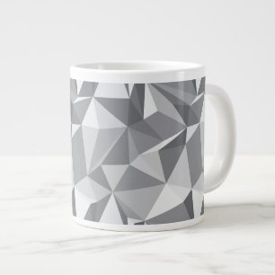 Diamond Pattern - Abstract veelhoek Extra Grote Beker