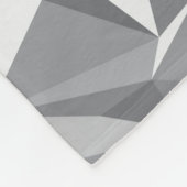 Diamond Pattern - Abstract veelhoek Fleece Deken (Hoek)