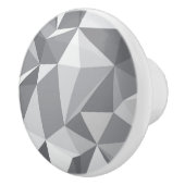 Diamond Pattern - Abstract veelhoek Keramische Knop (Rechts)