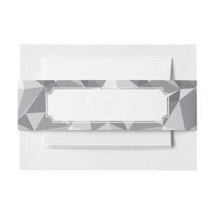 Diamond Pattern - Abstract veelhoek Uitnodigingen Wikkel