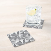 Diamond Pattern - Abstract veelhoek Vierkante Kartonnen Onderzetter (Insitu)