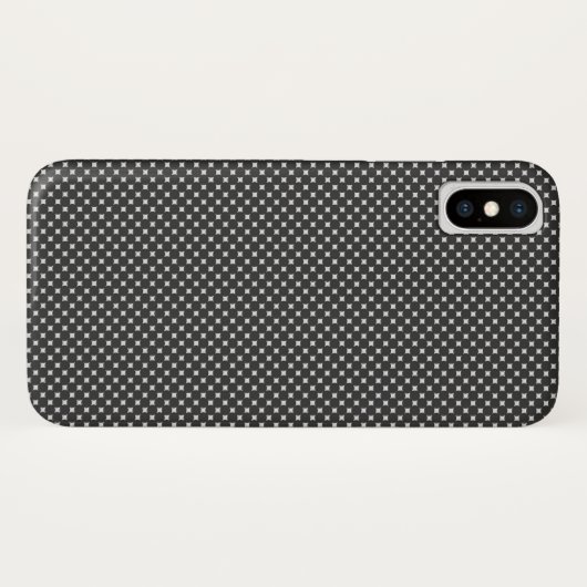 Diamond Pattern Black and White Case-Mate iPhone Case (Achterkant (horizontaal))