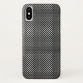 Diamond Pattern Black and White Case-Mate iPhone Case (Achterkant)