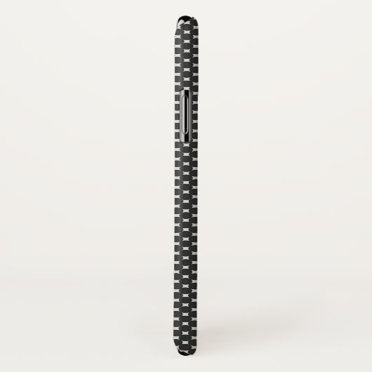 Diamond Pattern Black and White Case-Mate iPhone Case (Achterkant / rechts)