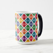 Diamond Pattern Coffee Mok (Voorkant rechts)