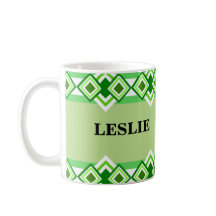 Diamond Pattern Coffee Mugs