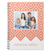 Diamond Pattern Custom Notitieboek (Voorkant)