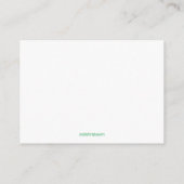 Diamond pattern Enclosure Card Informatiekaartje (Achterkant)