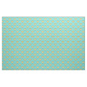 Diamond Pattern - Geel & Turquoise Stof (Fat Quarter)