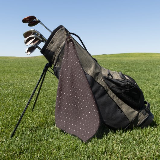 Diamond Pattern Golfhanddoek (Groen)