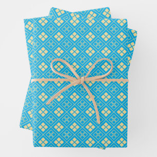 Diamond Pattern Inpakpapier Vel