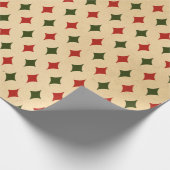 Diamond Pattern Kerstmis Cadeaupapier (Hoek)