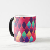 Diamond Pattern Magische Mok (Voorkant links)