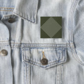 Diamond Pattern Moss Green Pin Button (In situ)