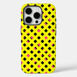 Diamond Pattern-ontwerp iPhone 16 Pro Hoesje