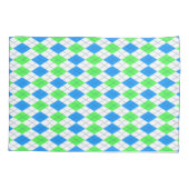 Diamond Pattern Pillow Hoesjes Kussensloop (Achterkant-Links)