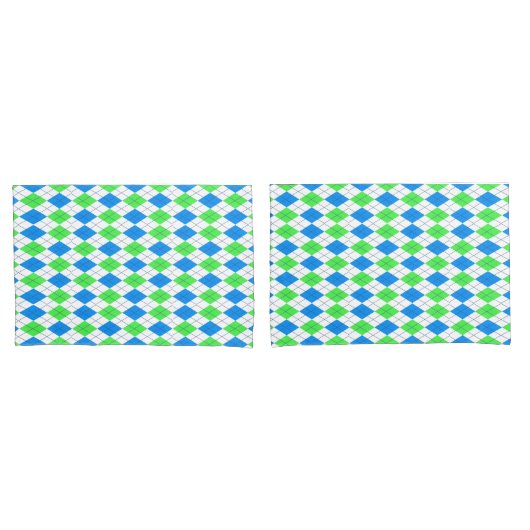 Diamond Pattern Pillow Hoesjes Kussensloop (Voorkant-Set)