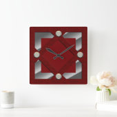 Diamond Pattern Wall klok (Huis)