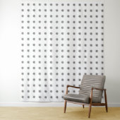 Diamond Pattern Wandkleed (In situ)