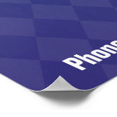 Diamond Patterned Goal Poster (Hoek)