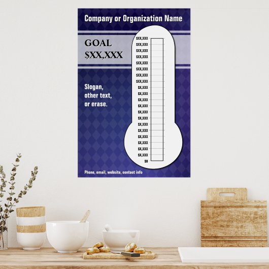 Diamond Patterned Goal Poster (Keuken)