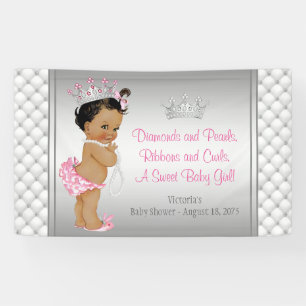 Diamond Pearl Ethnic Princess Baby shower Spandoek