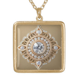 DIAMOND & PEONY GOUD VERGULDEN KETTING