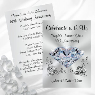 Diamond Personalized, Cartes d'invitation pour le 