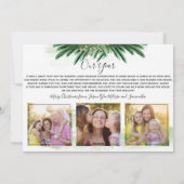 Diamond Pine | Kerstfotokaart Feestdagenkaart (Achterkant)