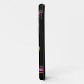 Diamond Pink & Gold Heart Flower Case-Mate iPhone Case (Achterkant/links)