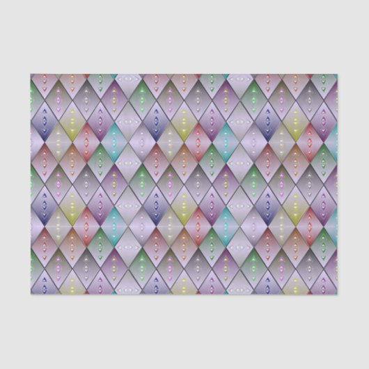 Diamond Quilt Patroonpapier Tissuepapier (Voorkant)