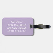 Diamond Quilt Pattern Custom Bagagelabel (Achterkant horizontaal)