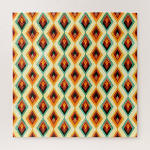 Diamond Raster Naadloos Patroon Legpuzzel