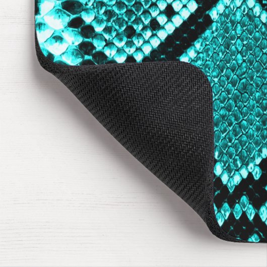 Diamond Rattlesnake Snake Skin aqua Muismat (Hoek)