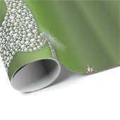 Diamond rendier Merry Christmas Luxe Cadeaupapier (Rol Hoek)