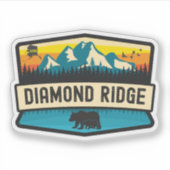 Diamond Ridge, Alaska Sticker (Voorkant)