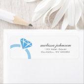 Diamond Ring Adresetiketten Etiket (Insitu)