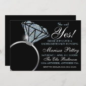 Diamond ring, Bachelorette, zei ze ja Kaart (Voorkant / Achterkant)