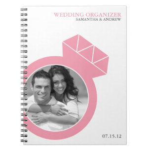 Diamond Ring Custom Photo Wedding Organizer Notitieboek