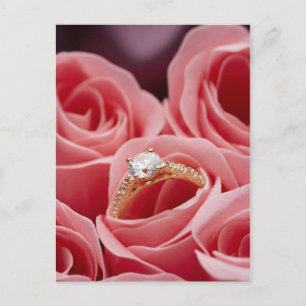 Diamond Ring Rozen Briefkaart