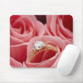 Diamond Ring Rozen Muismat (Met muis)