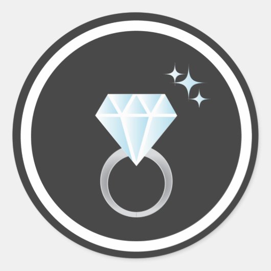 Diamond Ring Sticker (Voorkant)