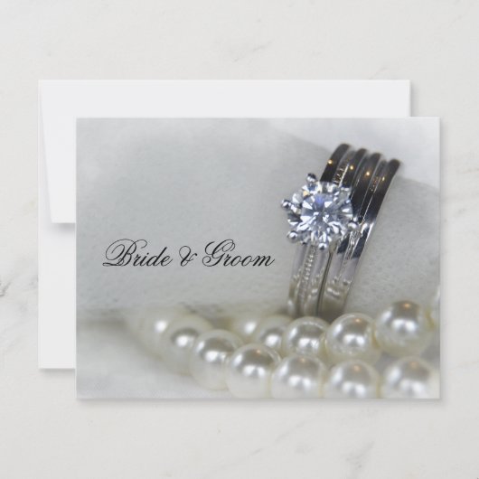 Diamond Rings en White Pearls Wedding (Voorkant)