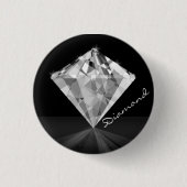 Diamond Ronde Button 3,2 Cm (Voorkant)