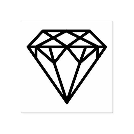 Diamond Rubberstempel (Afrduk)