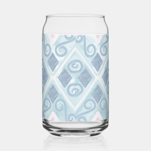 diamond shaped blue pattern (Droite)