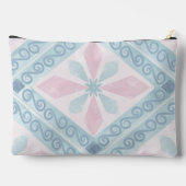 diamond shaped blue pattern etui (Achterkant)