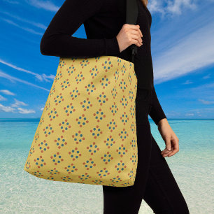 Diamond Shapes met Polka Dots Crossbody Bag Tas