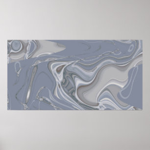 Diamond Shoals Abstract 4 Poster